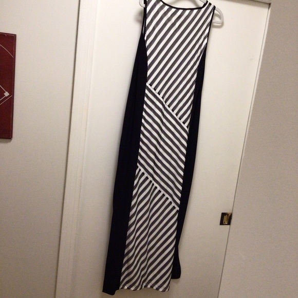 Womens Chico’s Knit Kit Textured Stripe Maxi Dress - Picture 3 of 7